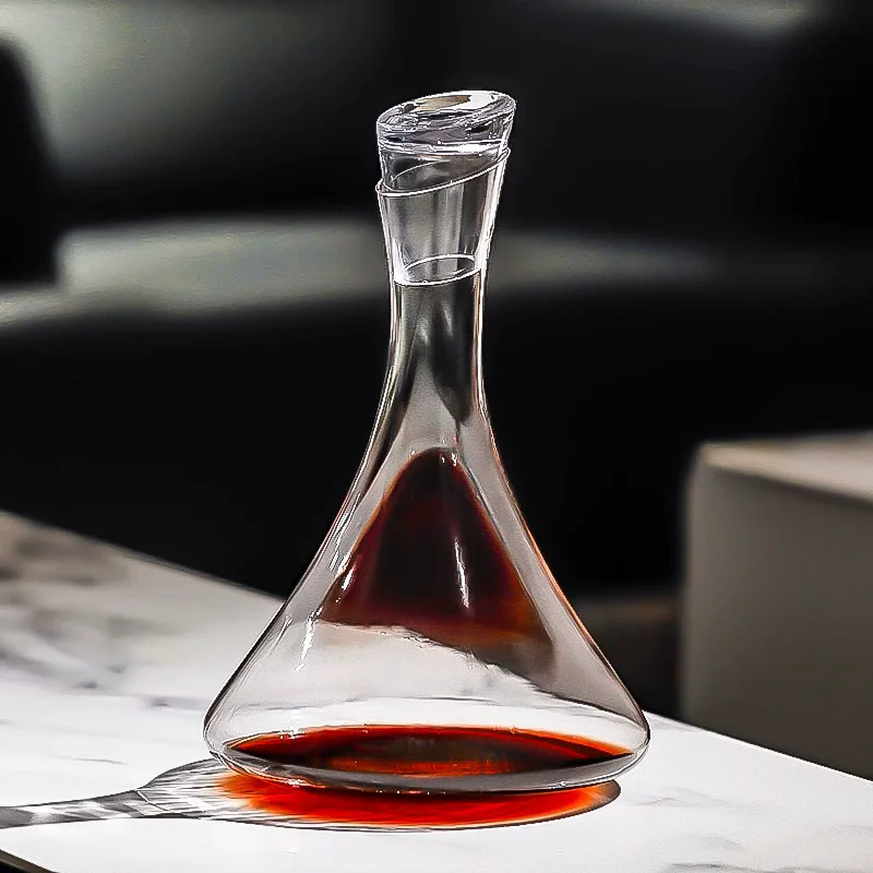 1500ml Wine Decanter Crystal Glass Dispenser Wine Shaker Flagon Creative Styling Barware Decanter Set Wine Separator Bottles