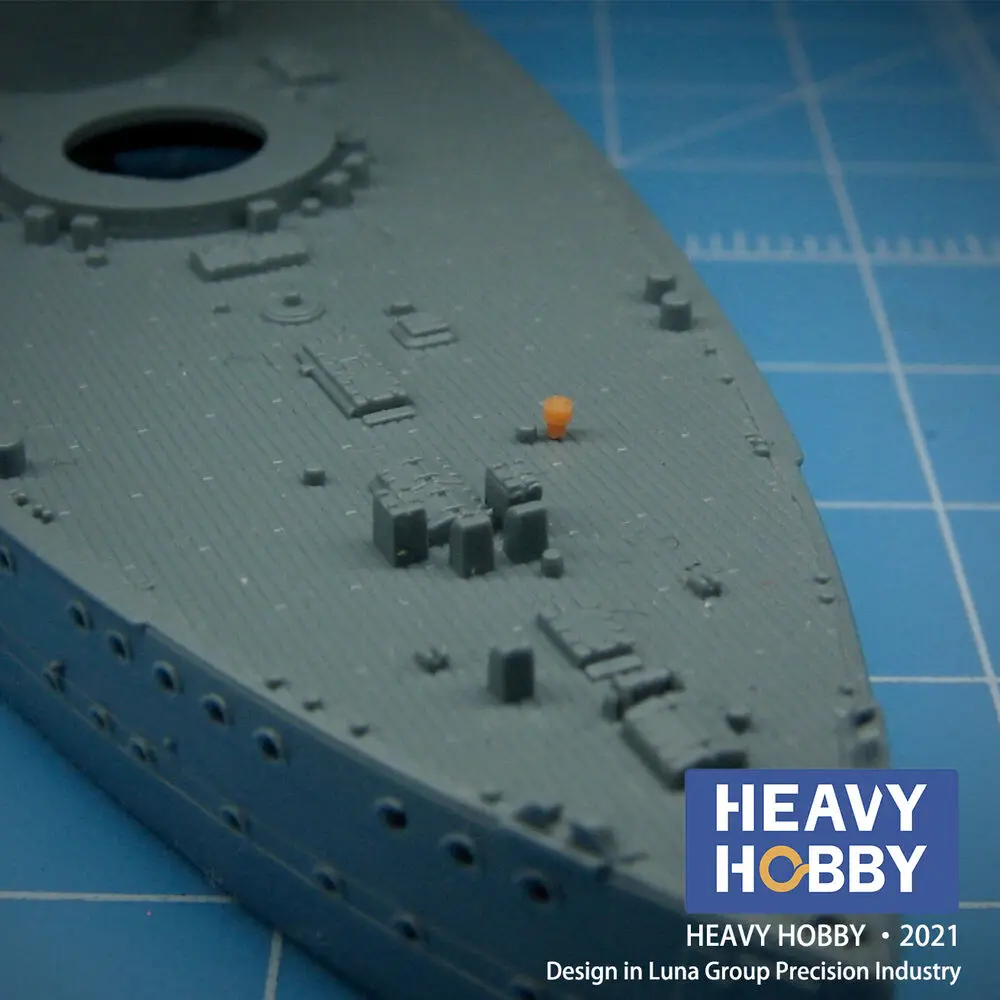 Heavy Hobby 3D Print Kit HH-70002 1/700 WWI Royal Navy Wind Tube Set A