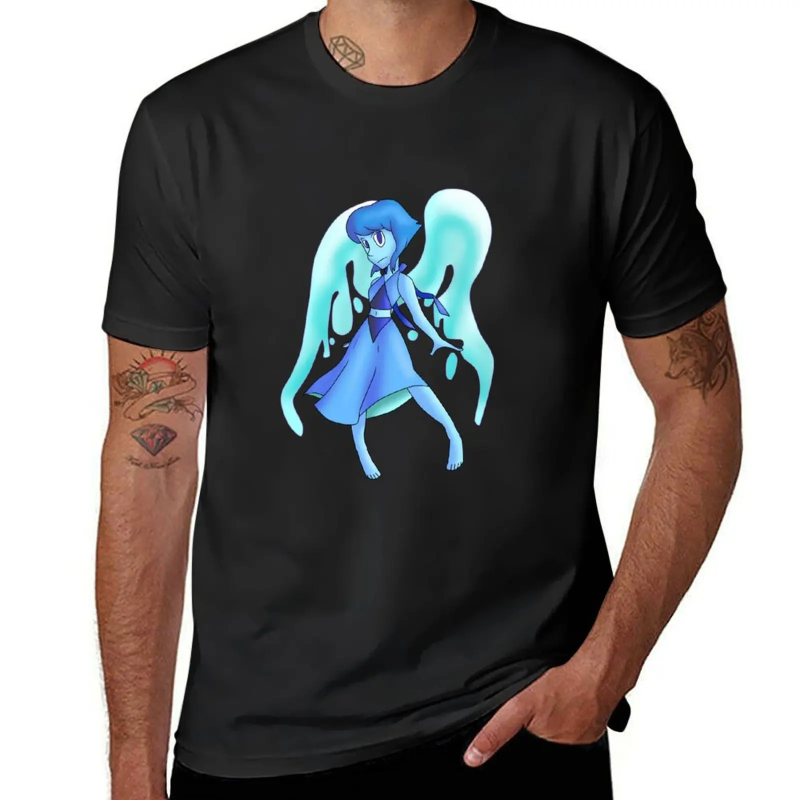 Steven Universe: Lapis Lazuli T-Shirt anime tops summer top summer tops mens graphic t-shirts big and tall