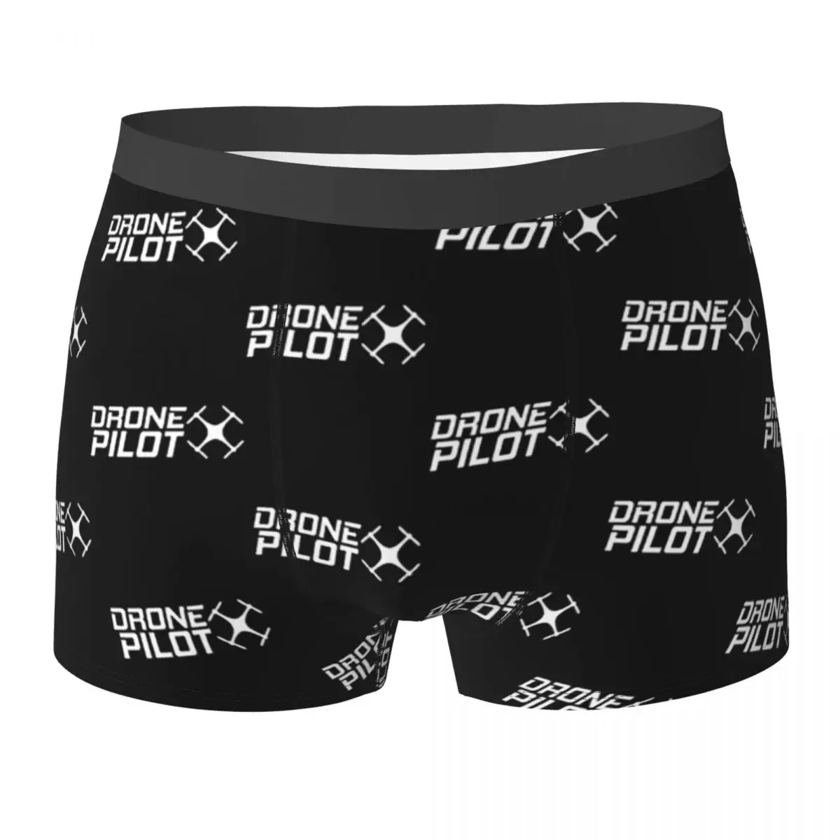 Boxer Underpants Shorts Drone Pilot Panties Men's Breathable Underwear for Homme Man Boyfriend Gifts