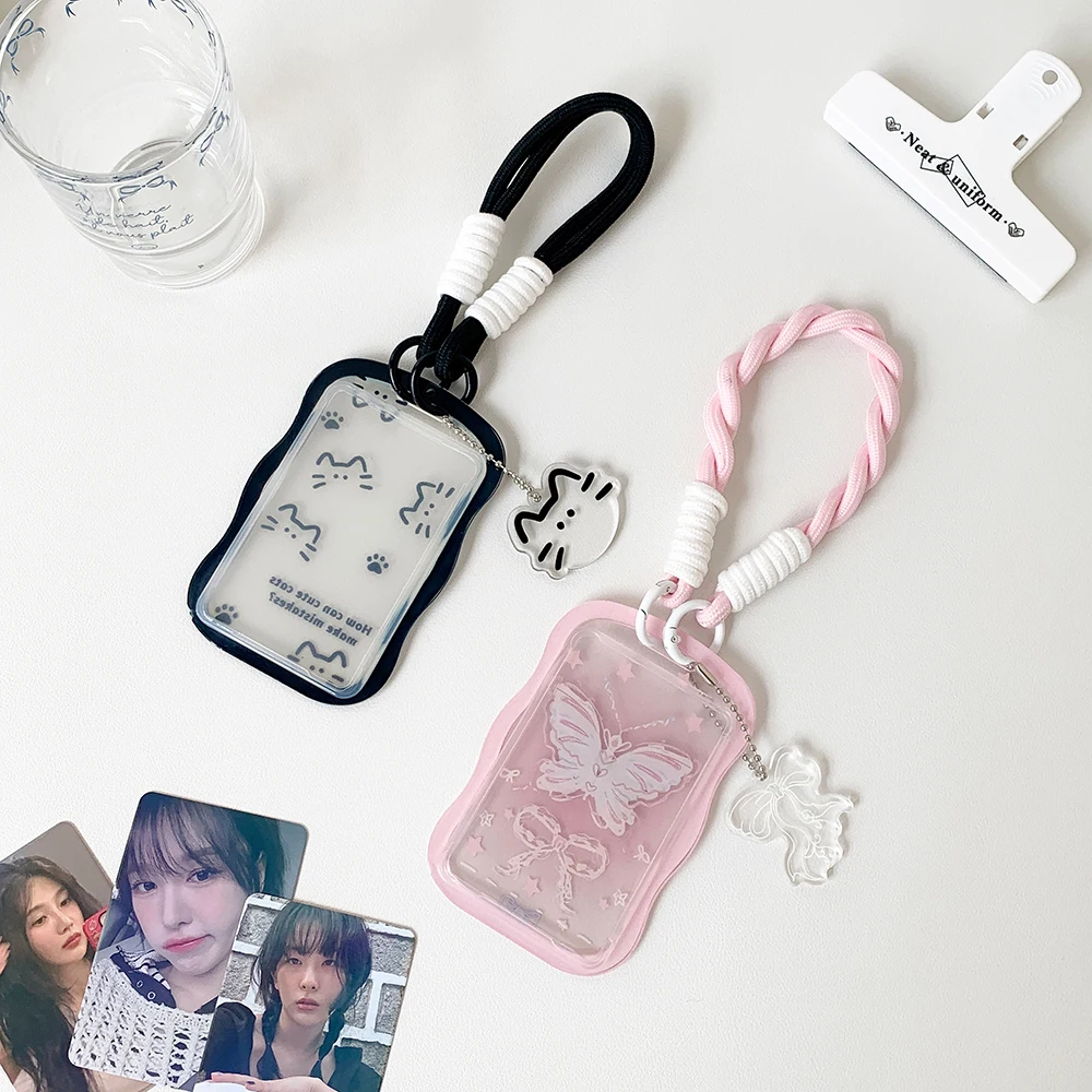 Ins Style Goo Card Holder for 3inch Photo Kawaii Silicone Photo Card Holder K-Pop Idol Photocard Goo Card Case DIY ID Card Case