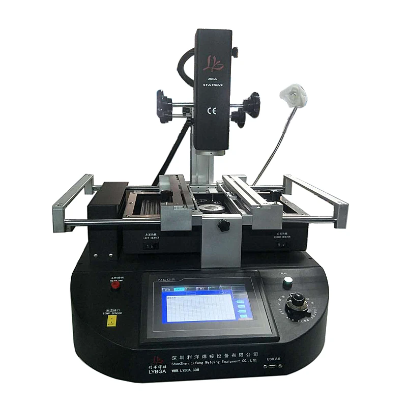 LY-R5830 R5830C Touch Screen BGA Rework Machine Soldering Station Hot air 3 Zones for Laptop Motherboard Chip Repair 4500W