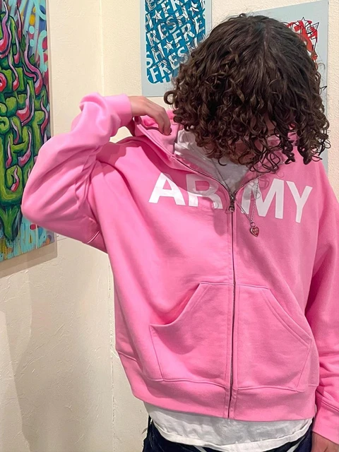 Army zip up hoodie hotsell