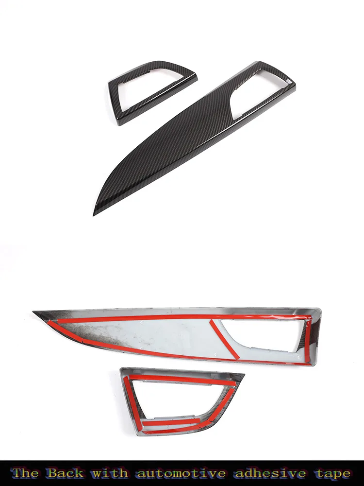 Coperture Aste Regolazione Aria Per BMW Serie 2 3 4 F44 G20 F36 2020-2024 - Adesivi In ABS Argento, Accessori Auto Interni, 4 Pezzi - 4