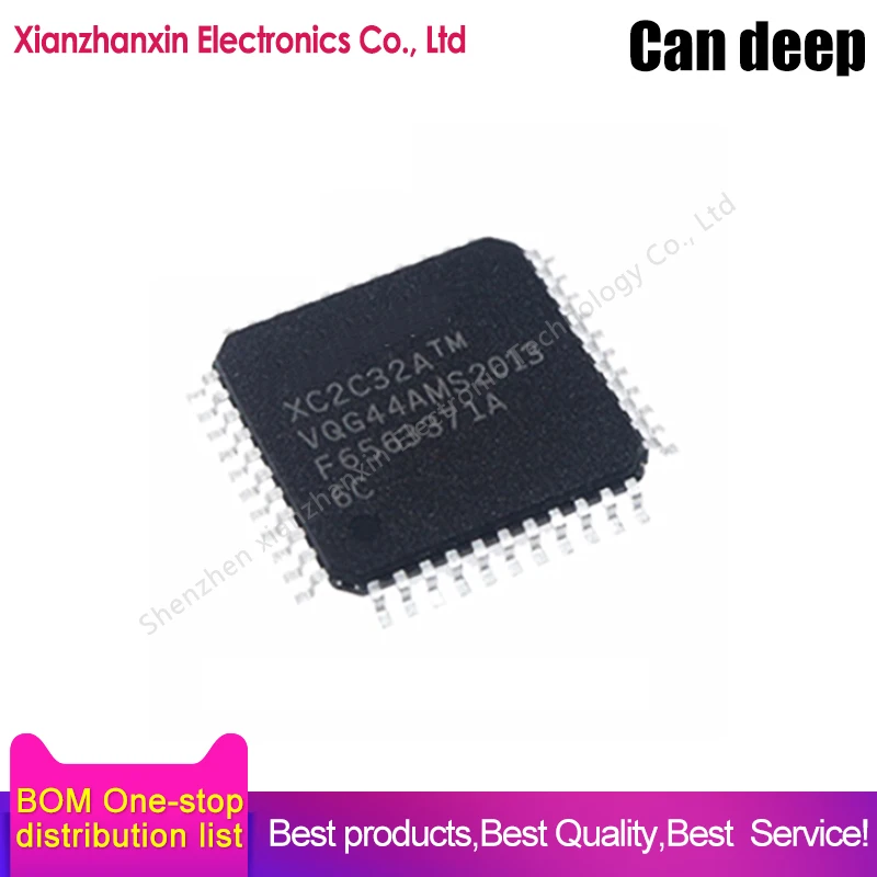 1~5PCS/LOT XC2C32A XC2C32A-VQG44 XC2C32A-VQ44 QFP44 Programmable logic IC