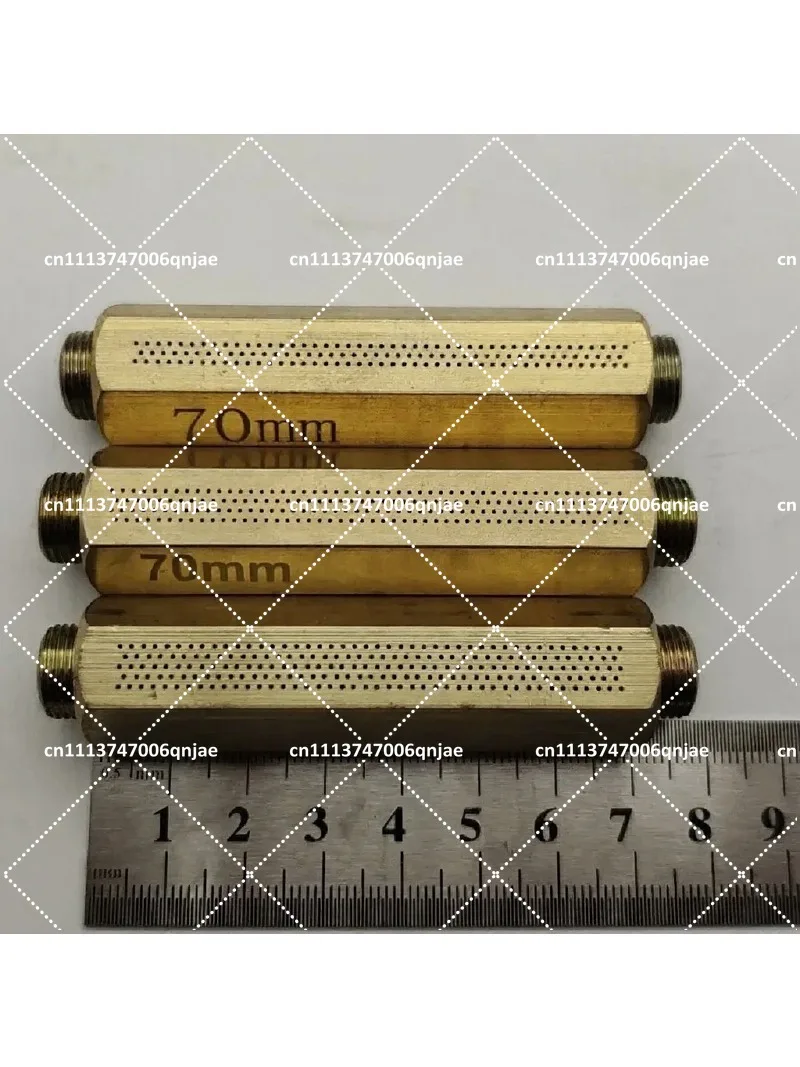 Brass Multi Row Burner Tip 3 4 5 Row Ribbon Flame Head for Glass Lampworking Torch Craft