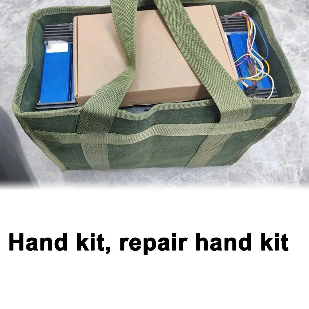 Semplice borsa per attrezzi in tela Custodia per attrezzi ad alta resistenza Organizzatore per attrezzi da elettricista Attrezzi impermeabili Giardino in movimento Home Stora N6R8