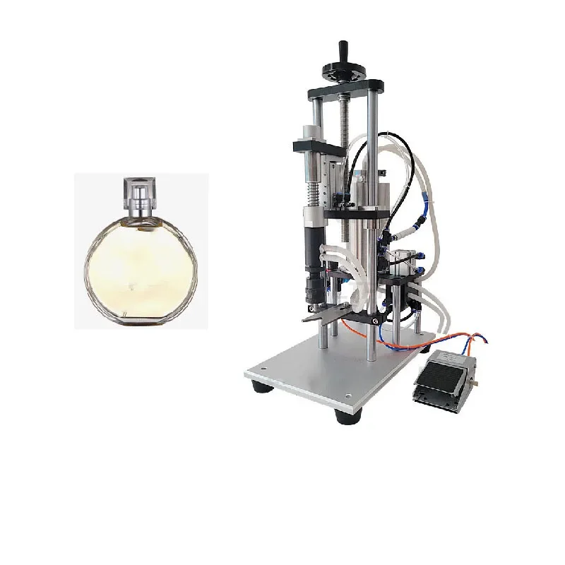 

Perfume Filling Machine Liquid Filling Machine Liquid Fragrance Scent Vial Vacuum Pneumatic Semi-Automatic Perfume Filler