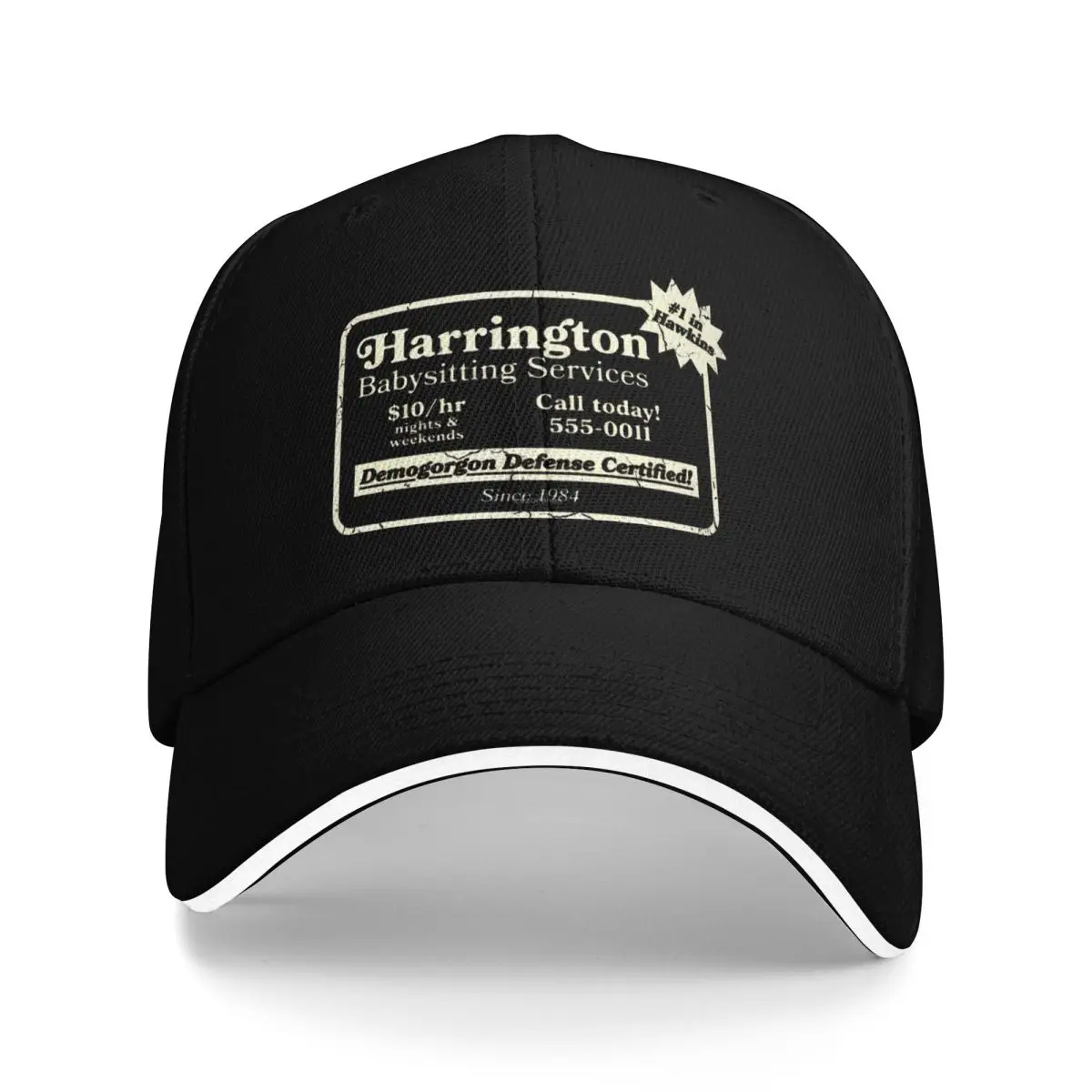 Baseball Caps Steve Harrington Babysitter Service Vintage Casquette Men Women Sport Summer Hats