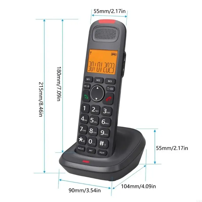 A70B D1015 Landless Landlines House Phone مع حاصرات المكالمات المزعجة ، الهواتف الفردية