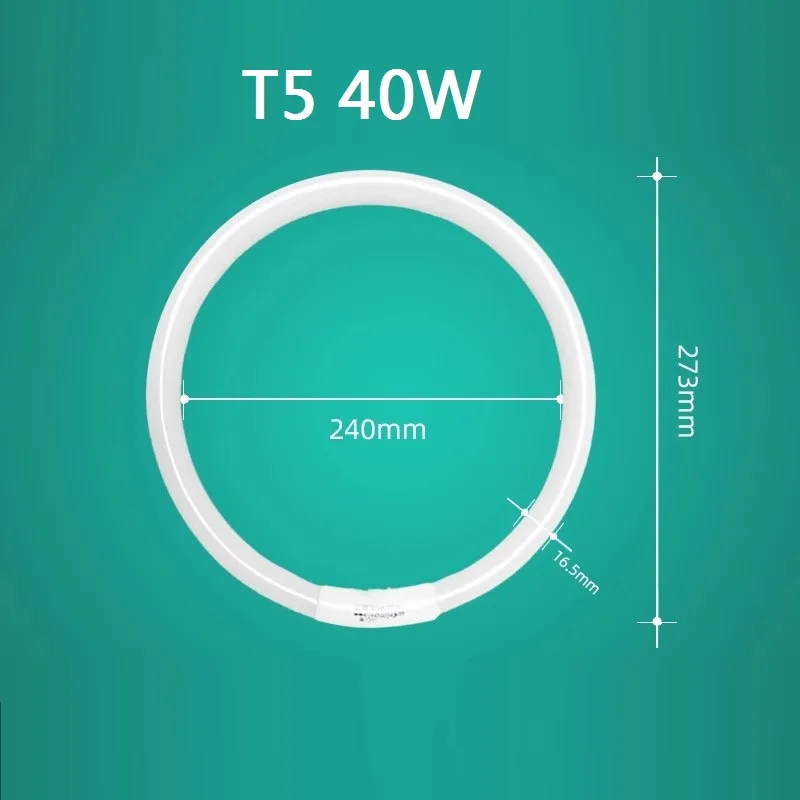 HoneyFly-Ampoule à tube annulaire structurels ent T5, lampe annulaire, plafonnier en verre, diamètre 6000mm, 182mm, 240mm, 22W, 32W, 40W, 273 K