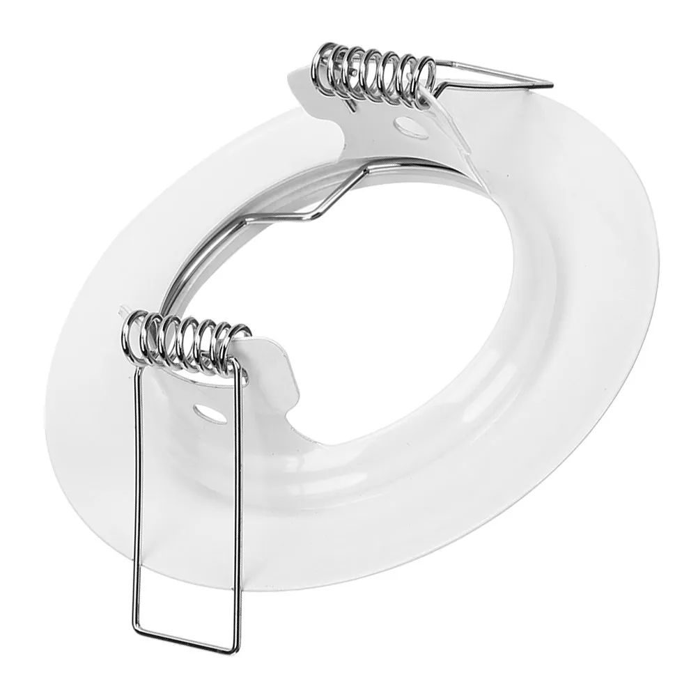 

Кольцо-рамка для встраиваемых светильников, белое, 50 мм, надежное крепление для различных точечных ламп, крышка для встраиваемого освещения, для светодиодных встраиваемых светильников