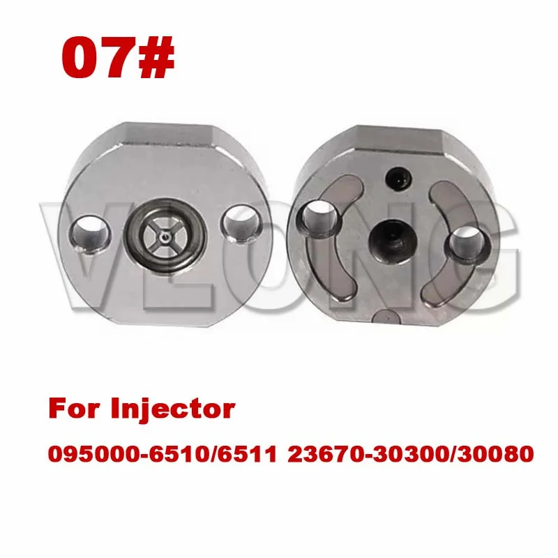 

07# Valve Plate For Denso Fuel Injector 095000-593# 095000-5931 095000-59319X 095000-5930 8-97602485-6 23670-0L010 23670-0L070