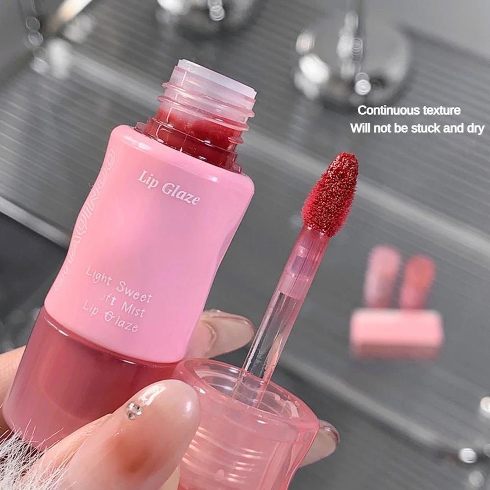 1/3/5PCS Lipgloss Kleur Ontwikkeling non-stick Cup Fluwelen Lip Make-Up Langdurige Lippenbalsem Betaalbare Lipgloss Zachte Mist