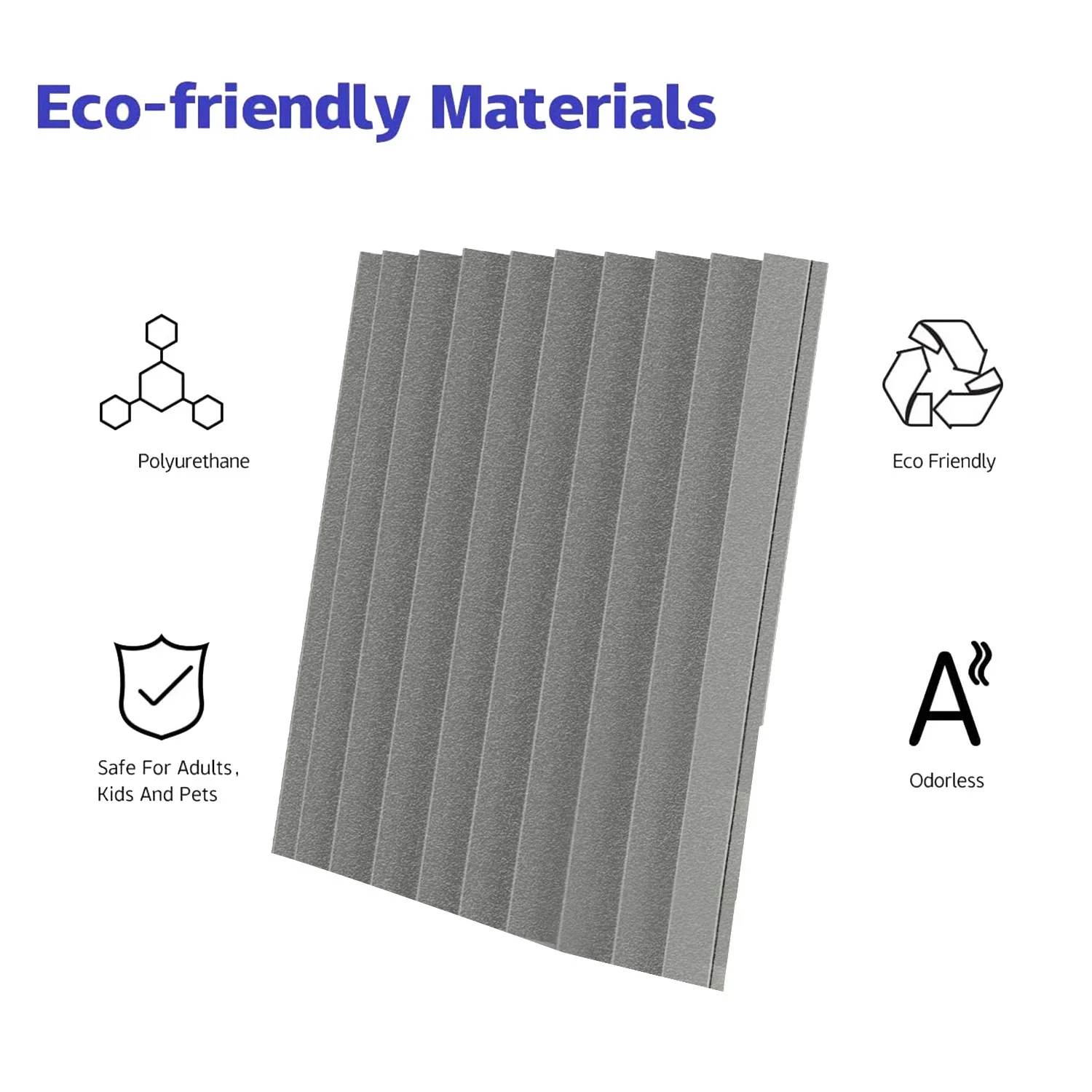 12 Pack Self-Adhesive Acoustic Panels, Sound Proof Foam Panels, High Density Soundproofing Wall Panels for Home (Grey)