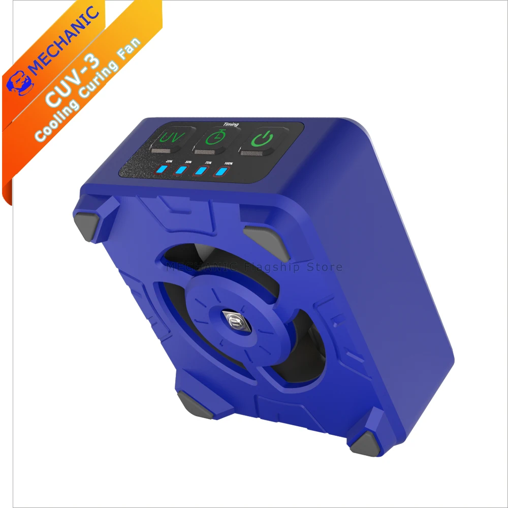 MECÂNICA CUV-3 Máquina De Cura De Refrigeração, UV Cura Fan, 3-Speed Ajuste, Dissipação De Calor Rápida, Extração De Fumaça, Repair Fan