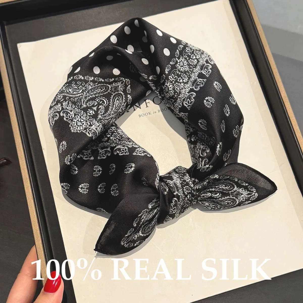 

100% натуральный шелковый шарф, женские квадратные шарфы, модная повязка на голову, повязка для волос, Echarpe Bufanda, платок, бандана, пашмина, пончо