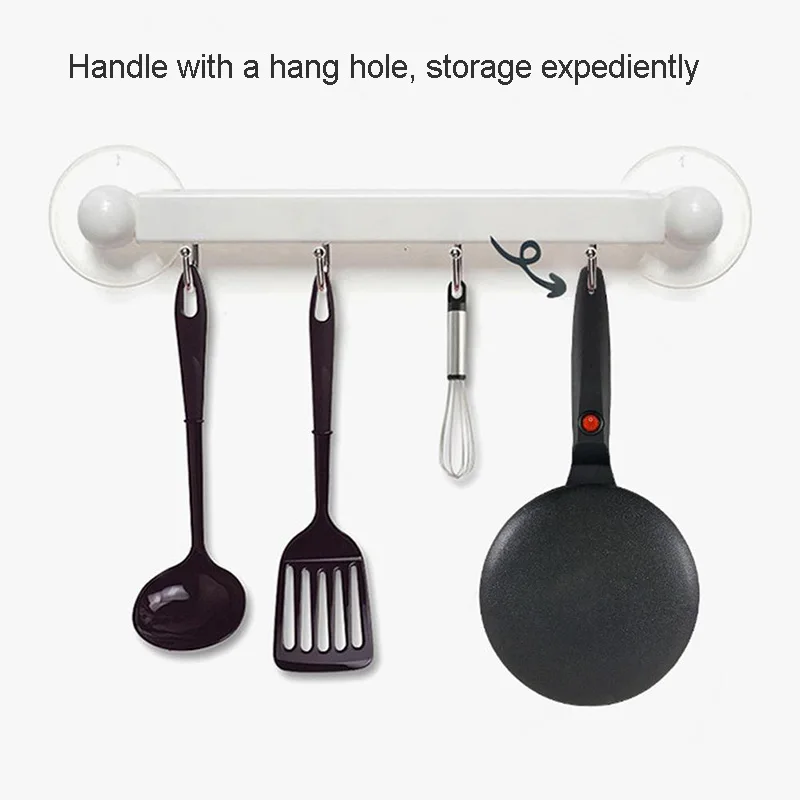 Single-Sided Heating Electric Crepe Maker Household Anti-Scald Handle Non-stick Kitchen Electric Griddle Pancake Machine - view 6
