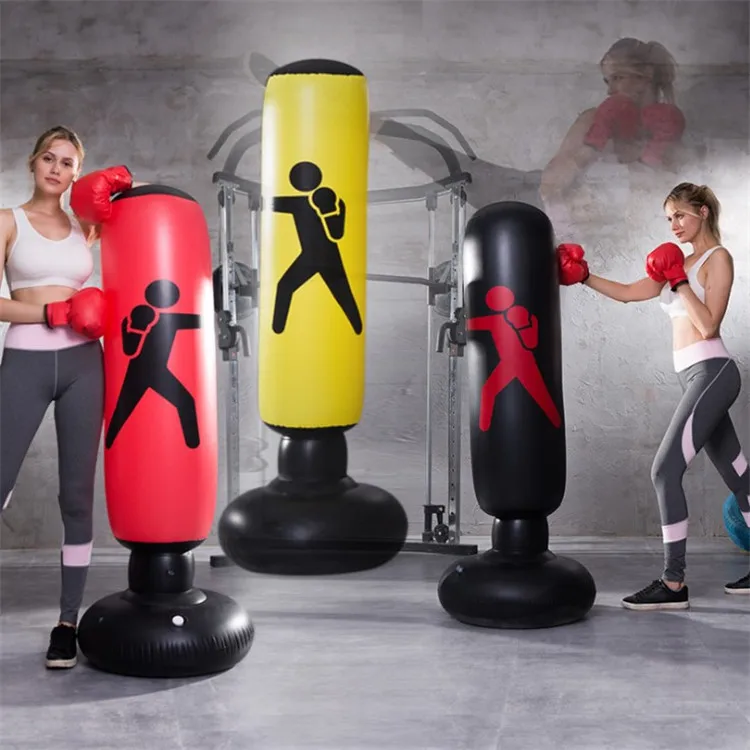 

Inflatables Boxing Punching Bag Children Adult Fitne Training Unisex Tumbler Home Gym Boxing Fight Training Stress Relief Toy