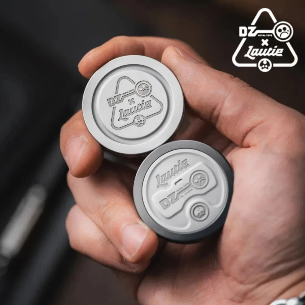 LAUTIE EDC & DZ STUDIO Showhand Spy Wars Mechanical Coin Rotation Haptic Coin Fidget Toys For Adults Stress Relief Toy
