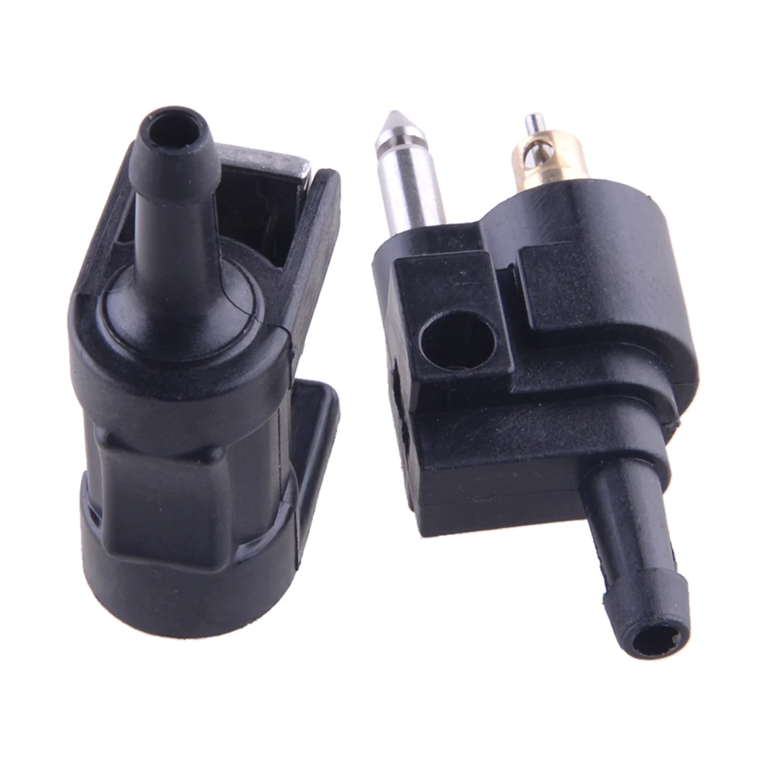 

2Pcs/set Male Female Fuel Line Connector Accessories Fit for Yamaha Outboard Motor Engine 6mm 1/4"