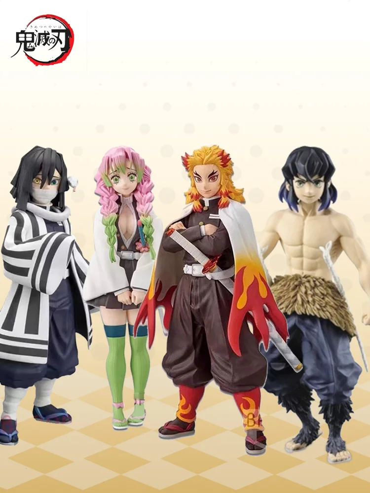 Anime Demon Slayer Actionfiguren Kimetsu No Yaiba Shinobu Nezuko PVC-Puppen Modell-Sammlerstücke Japanische Fanartikel Spielzeug