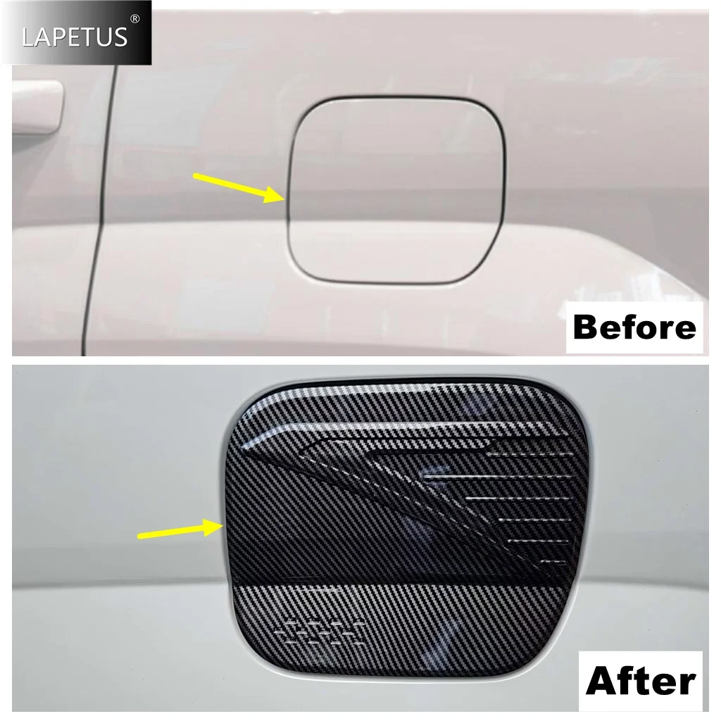 

Carbon Fiber Car Rearview Mirror / Oil Gas Tank Cap / Rear Door Handle Accessories Cover Trim For Hyundai Santa Fe MX5 2024 2025