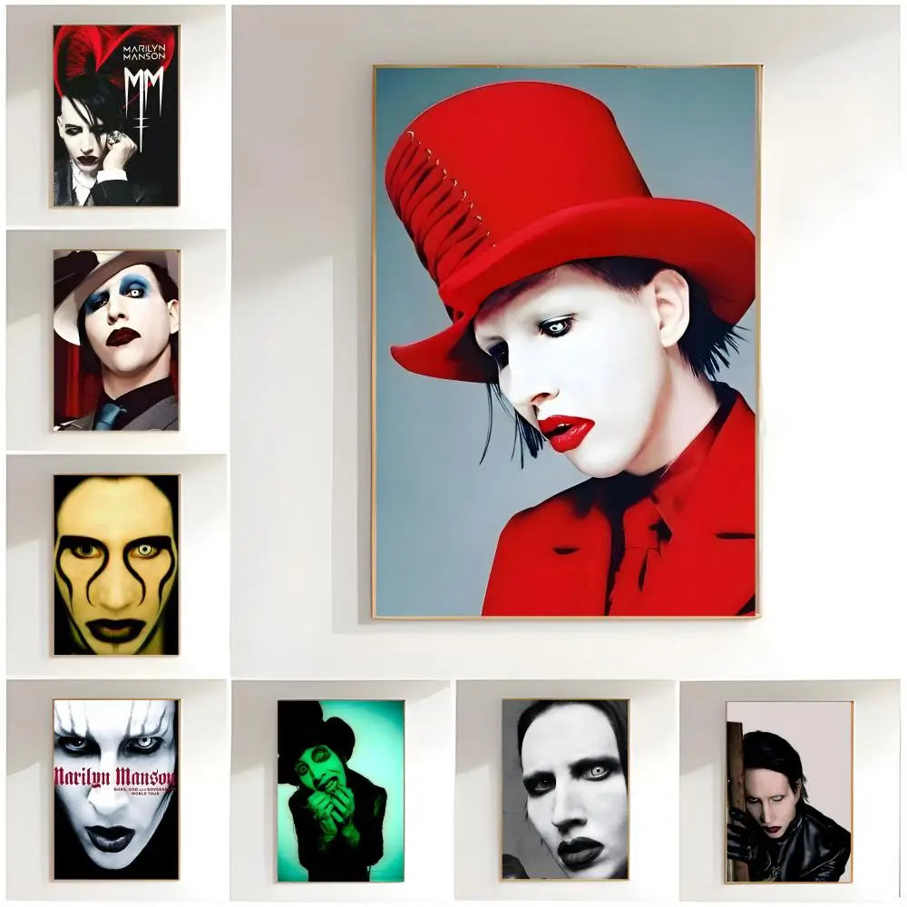 Marilyn Manson Poster Premium Wall Decor Modern Home Poster Unframed