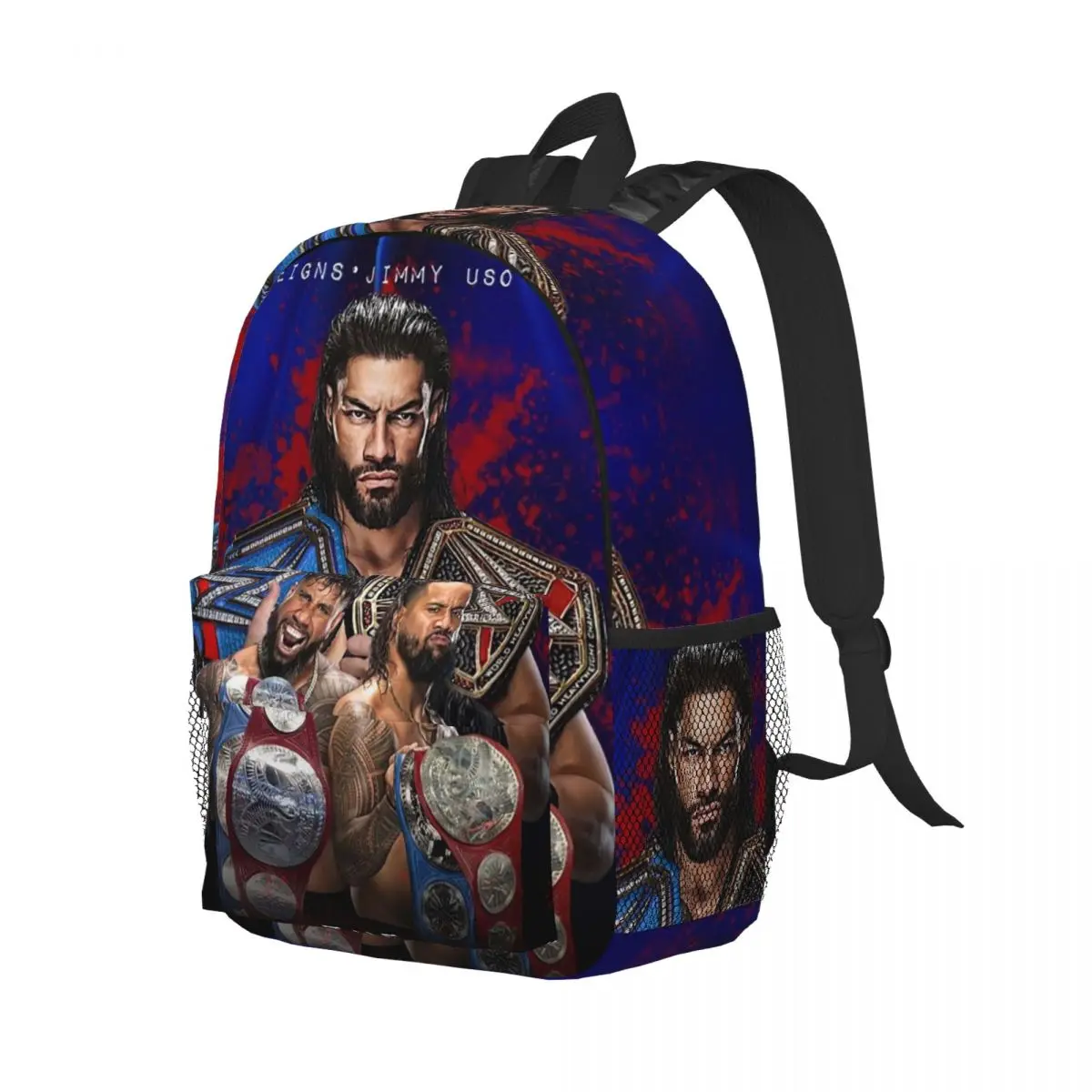 

Wrestler Roman Reigns Wrestling Backpack Student Boys Girls BookBag Children School Bag Computer Shoulder Bags for Men Women