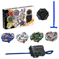 4IN1 BEY X Dranzer Dragoon Draciel Driger Booster Tops with Launcher Set BX Gyro Battle Fighting Game Toy Gift
