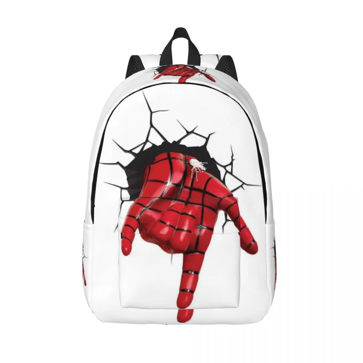 Custom Spiderman Canvas Backpacks for Women Men Water Resistant College School Spider Man Bag Print Bookbag