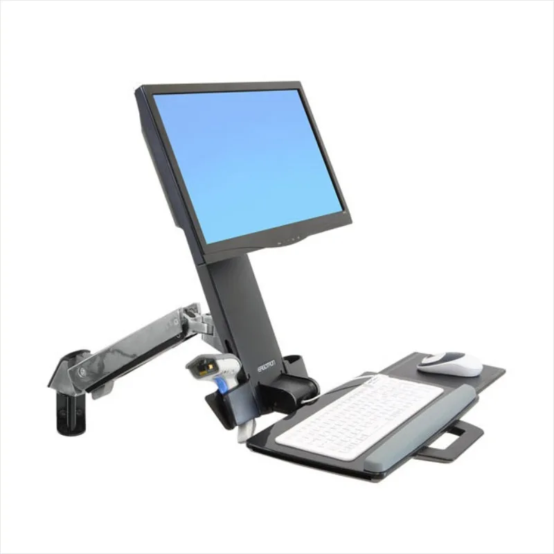 

45-266-216/026 Workbench lift desk keyboard holder for sitting and standing
