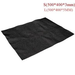 Funda de esponja de malla para ordenador, filtro de polvo negro para ventilador de PC, cubierta a prueba de polvo para chasis, 60PPI, DIY, 500x400x3mm/5mm