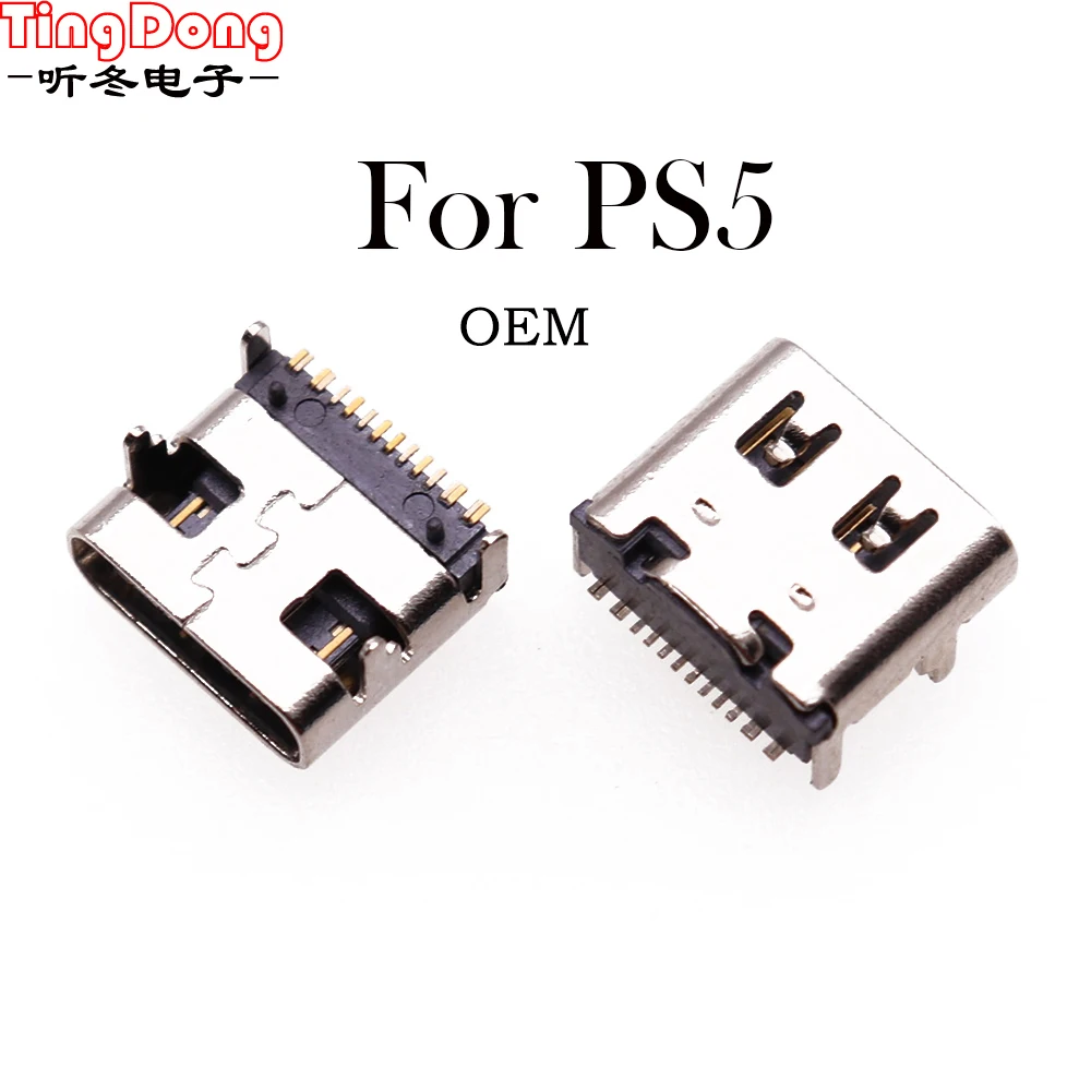 1pcs Micro USB Power Connector Type C Charger Socket for PS5 Controller Connector