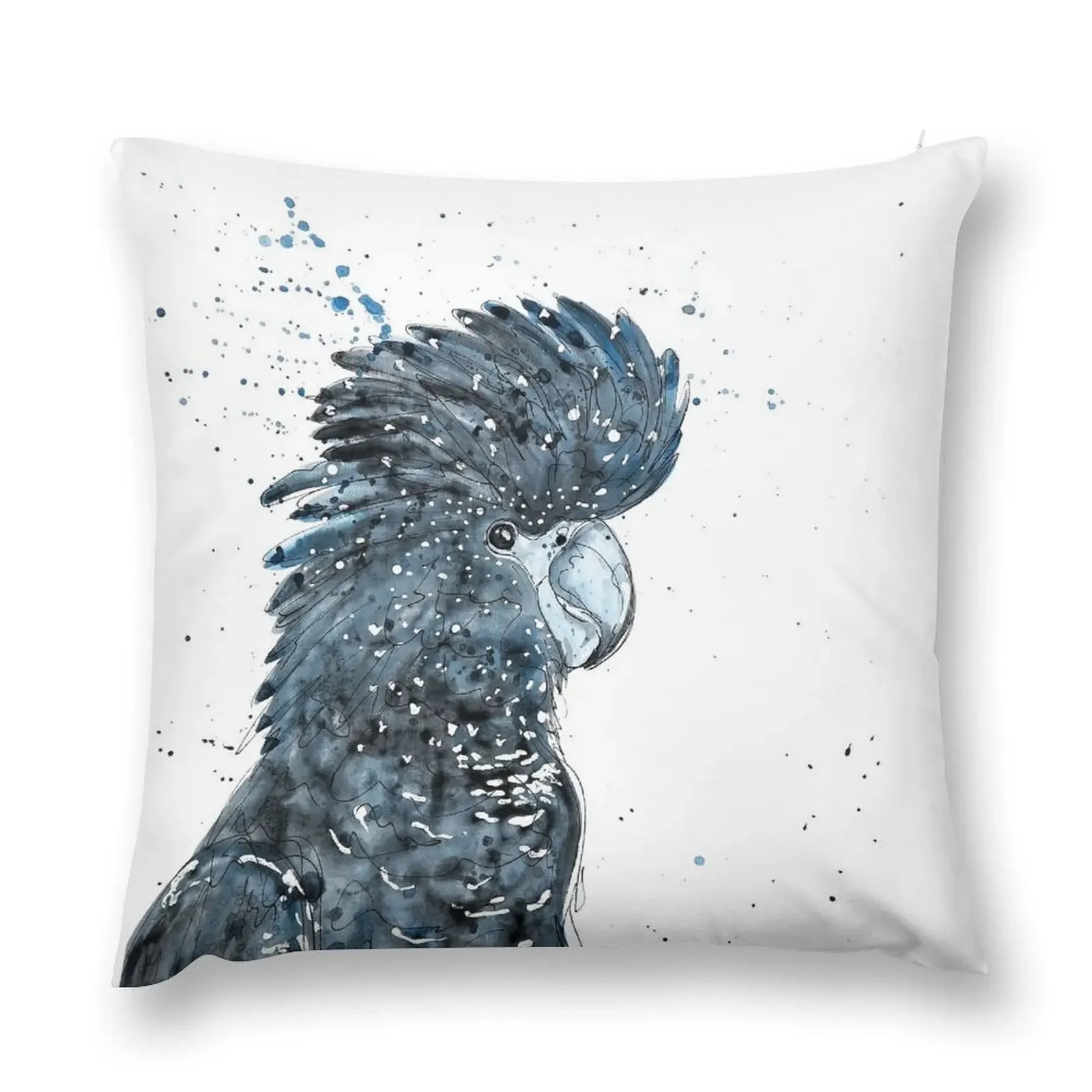 Cockatoo Watercolour Art Design Parrot Throw Pillow Decorative pillowcase Throw Pillow pillow