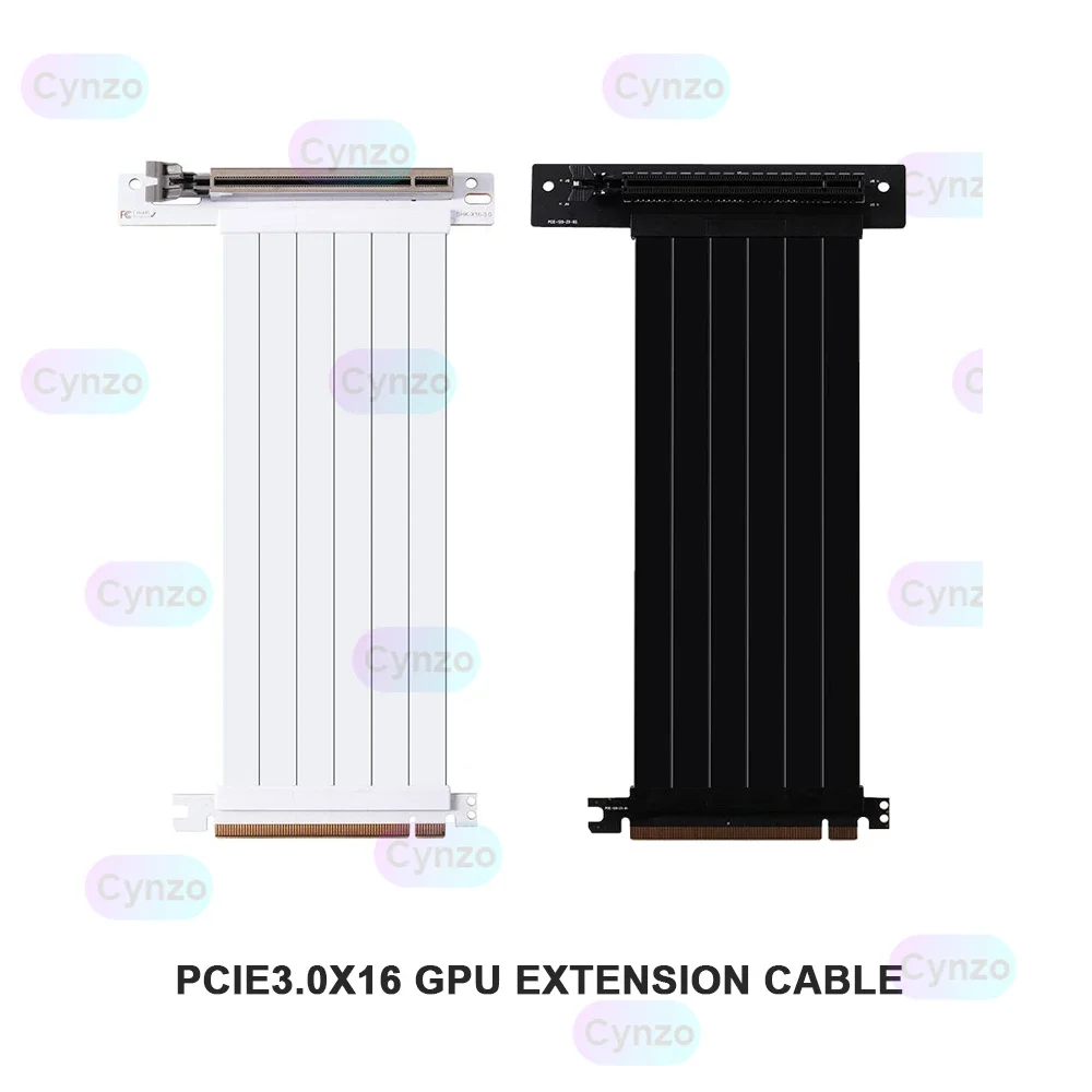 Vga PCI-E3.0 X16 Riser Videokaart Verlengkabel 90 Graden Ondersteuning Open Pc Case Verticale Express Overdracht Adapter Extender