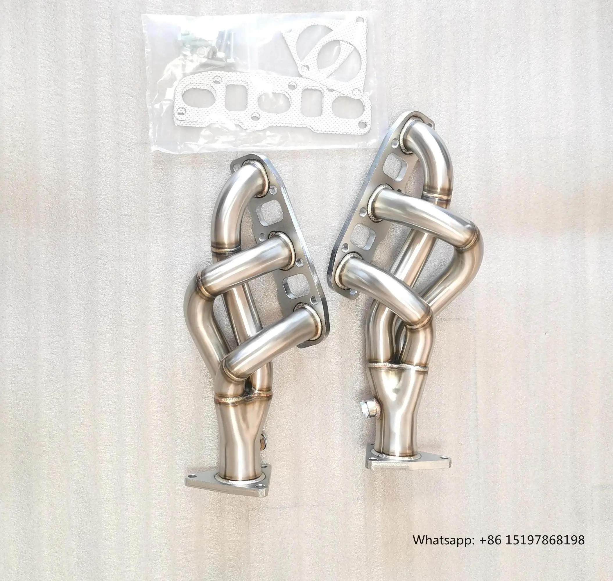 عادم رأس من الفولاذ المقاوم للصدأ يناسب N إيسان 370Z 09-13 إنفينيتي G37 08-13 #4