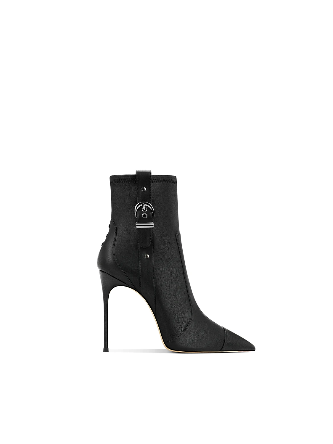 White Elegant Pointed Stiletto High Heels Women's 2025 Spring New Beautiful Temperament High-end Boots