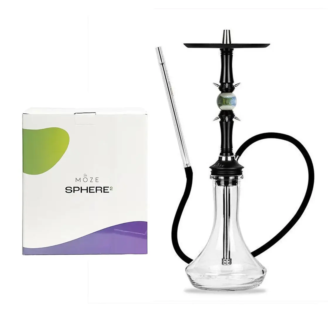 

Нержавеющая сталь 304 Moze Sphere 2 Кальян Набор Кальян Narguile Chicha Кальян с бутылкой