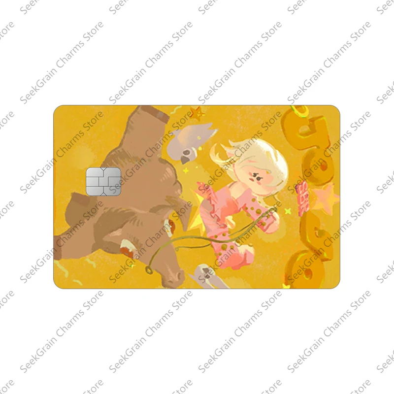 Gyro Zeppeli Diego Brando Funny Valentine JOJO Anime Cartoon Matte Bank Debit Card Sticker Decoration Accessories Jewelry Gift