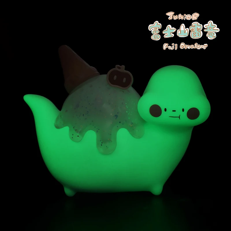 TOYZEROPLUS Luminous Ice Cream Bronto Mint Soda Limited Tide Play Original Genuine Collection Toys Realshot Collection Desktop