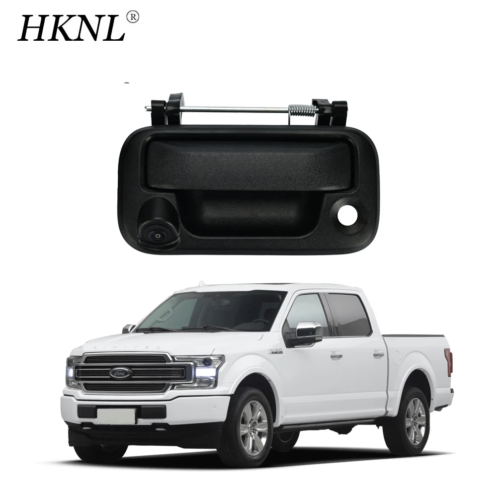 

HKNL Car Rear View Camera For Ford F150 F250 F350 F450 F550 2008-2014 Tailgate Handle Truck Brake Light Hecklappe Bremsleuchte