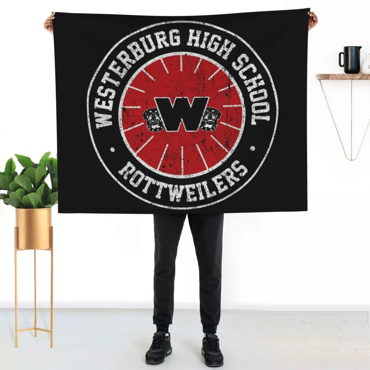 Westerburg High School Crest (Heathers) Variant Throw Blanket Tourist Decorative Throw Moving Decorative Beds Flannel Blankets