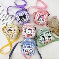 Kawaii Children's Sanrio Crossbody Bag Cinnamoroll Kuromi Pochacco Girls Hello Kitty Shoulder Bags Shoulder Bag Chest Bags