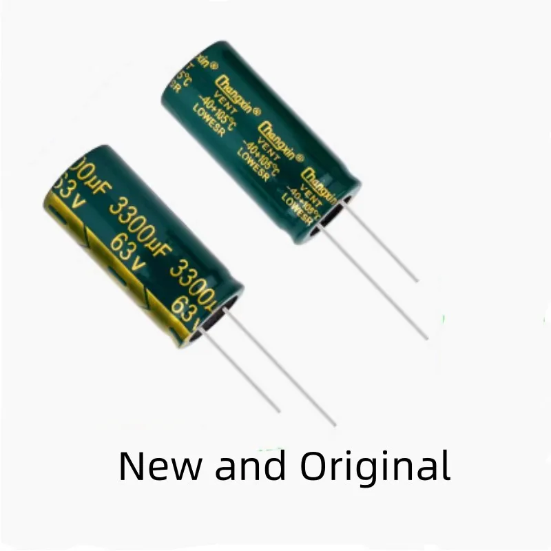 High frequency,low resistance,long-life,high-temperature resistant electrolytic capacitor 3300UF 63V 18X40