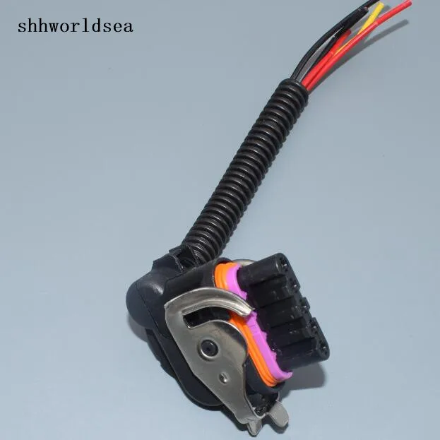 shhworldsea 5pin 1.5mm  Dj7051k-1.5-21 Black/18242.000.000 vehicle connector is suitable for wiper motor plug