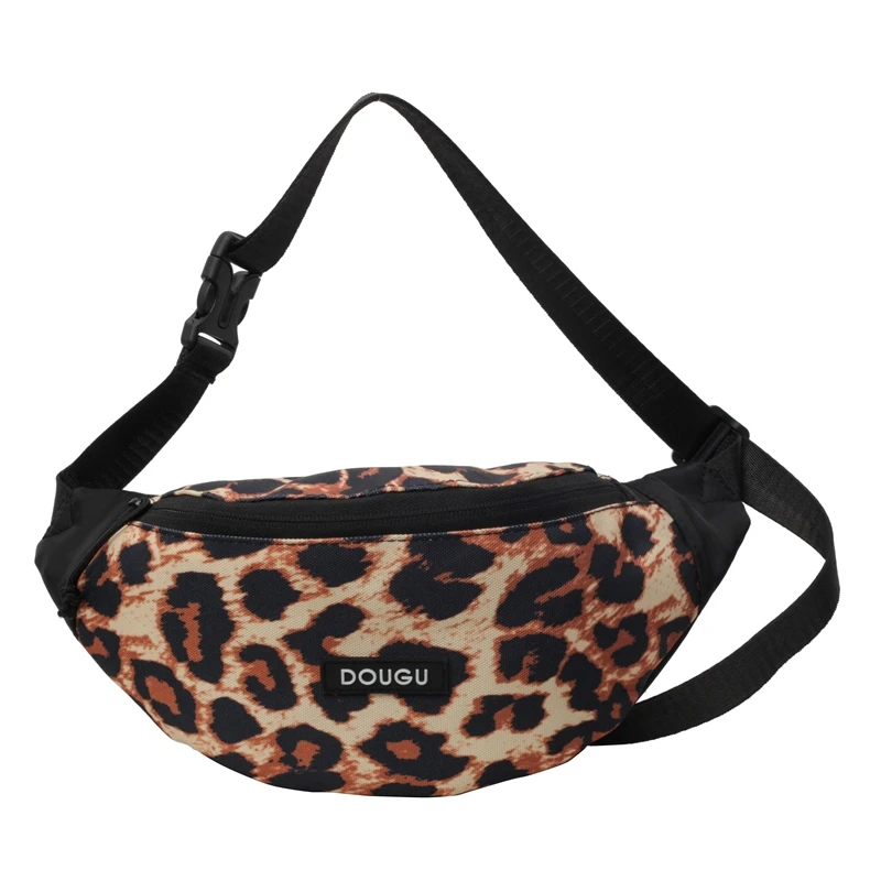 Leopard Nylon Waist Packs Youth High Quality Crossbody Bags for Women 2024 Fashion Brand Simplicity Hot Sale Bolso Mujer