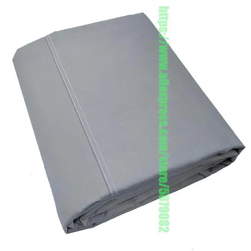 Popular Grey Sun Shelt Heavy Duty 300GSM Awning Pre-sewn Fabric Shade Cover Camper Telescopic Tent Gazebo Rainproof Cloth