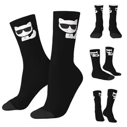 Non brand More inside Karl Cat Who cosy Unisex Cycling Happy 3D printing Socks