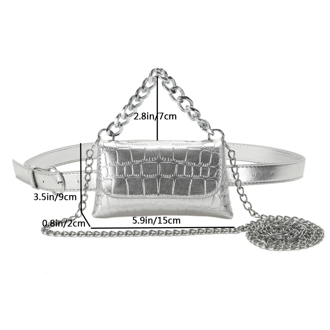 Модная женская поясная сумка, роскошный миниатюрный кошелек через плечо из искусственной кожи для телефона, забавная трендовая универсальная сумочка на ремне